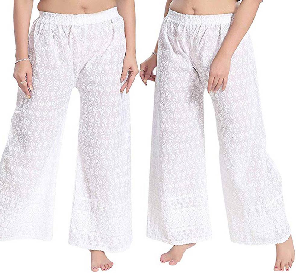 Chikankari Palazzo Bottom Wear Wholesaler Chikankari Palazzo Bottom Wear Wholesaler